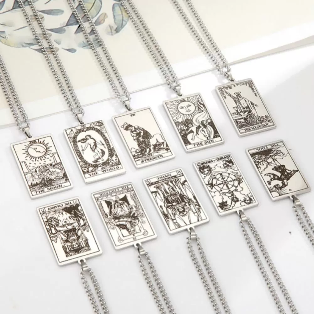 Major Arcana Tarot Card Necklaces