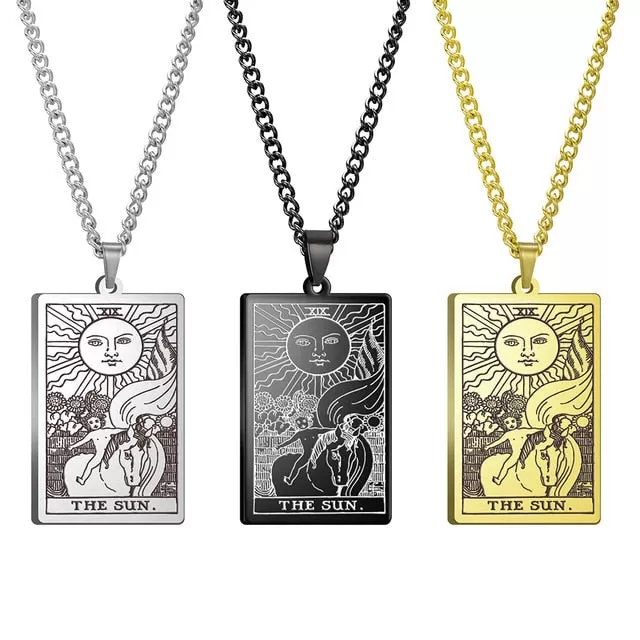 Major Arcana Tarot Card Necklaces