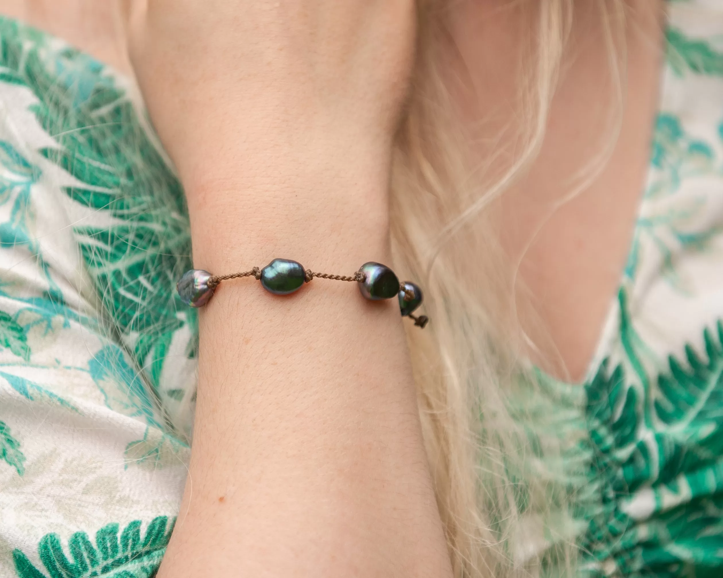 Mermaid   Peacock Pearl Bracelets