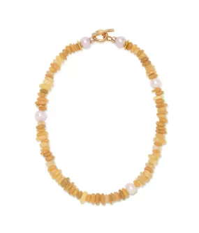 Mood Necklace in Yellow Jade