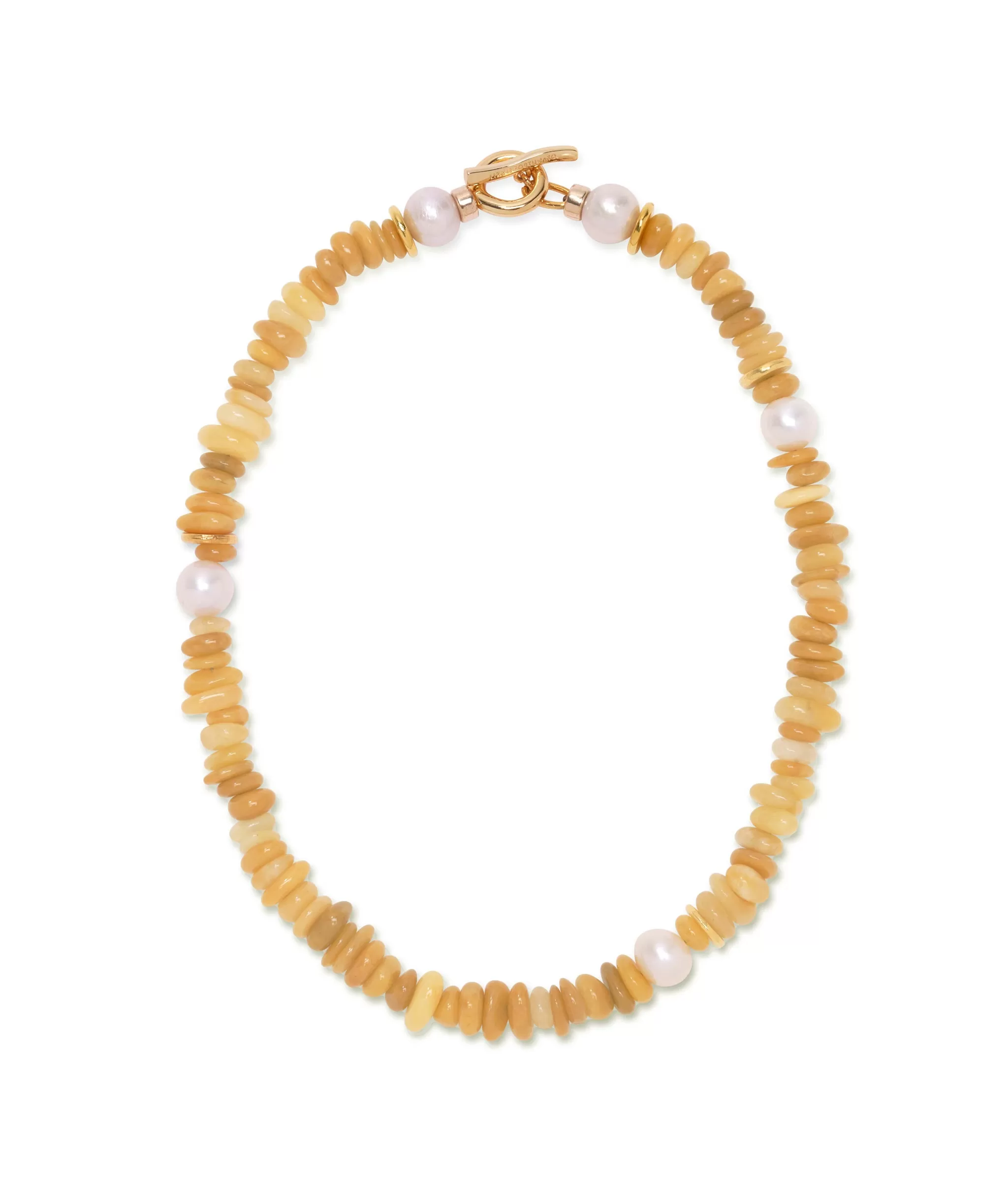 Mood Necklace in Yellow Jade