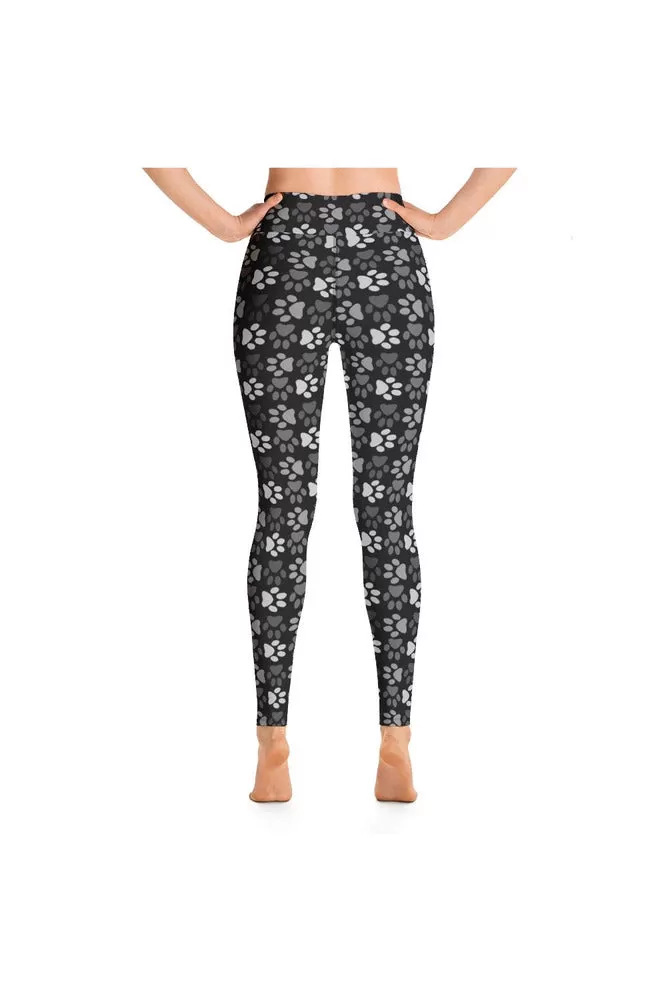 Paw Print Pattern Yoga Leggings