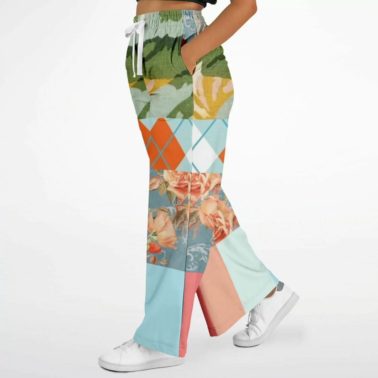 Peaches and Cream Eco-Poly Stretchy Phat Bellbottoms