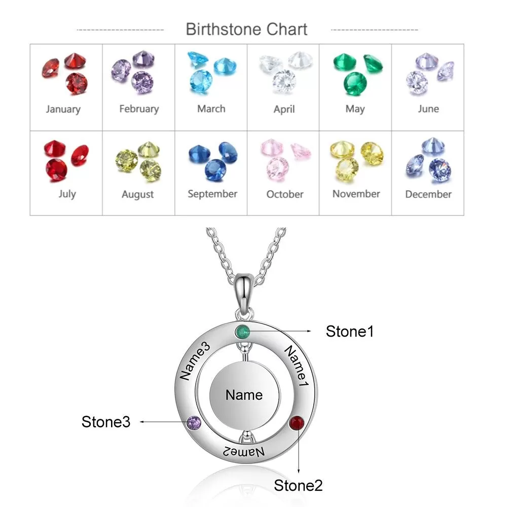 Personalized Family Tree Pendant