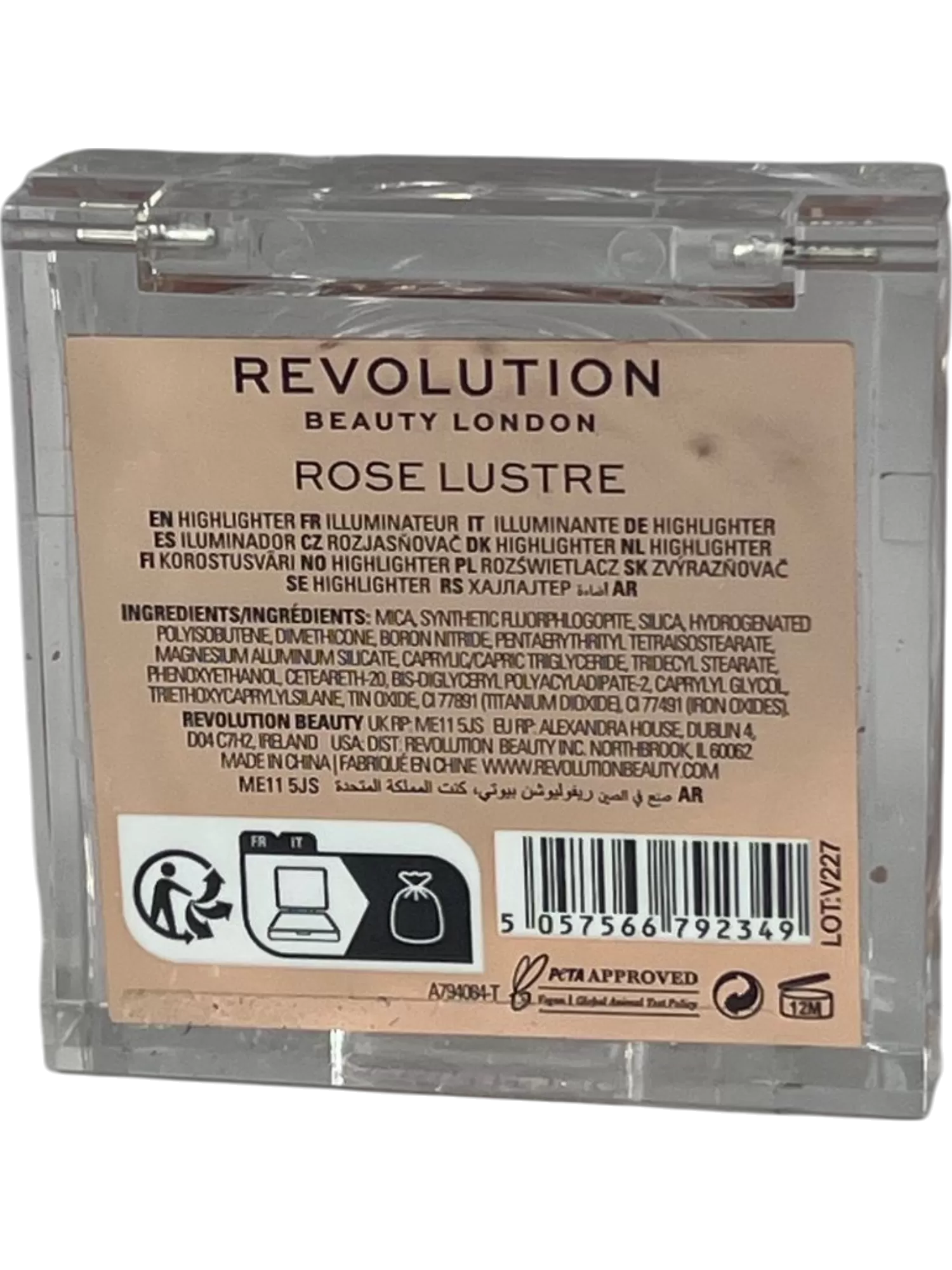 Revolution Rose Lustre Baked Highlighter