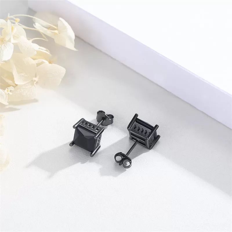 Stud Earrings 925 Sterling Silver Stud Earrings for Mens Womens Pierced Mens Earrings Jewelry Gift for Father's Day Gifts