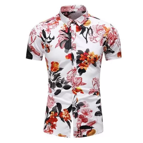 Summer short sleeve button up