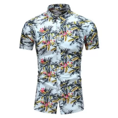 Summer short sleeve button up