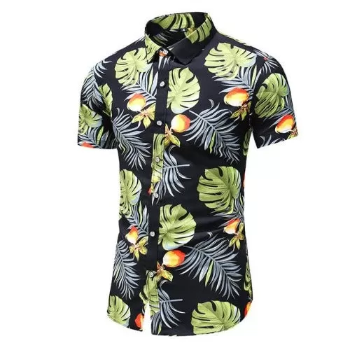 Summer short sleeve button up