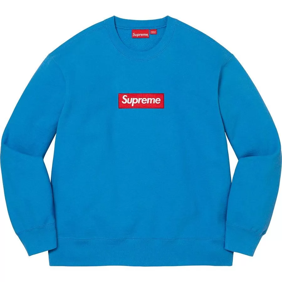 Supreme Box Logo Crewneck (Blue)