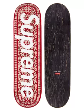 Supreme Celtic Knot Skateboard Deck Red  8.25