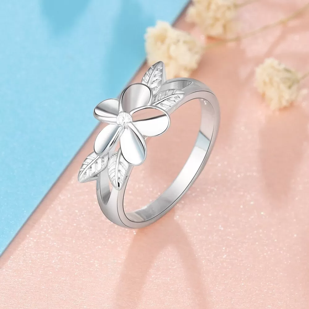 Trendy Flower Shaped Rings For Women