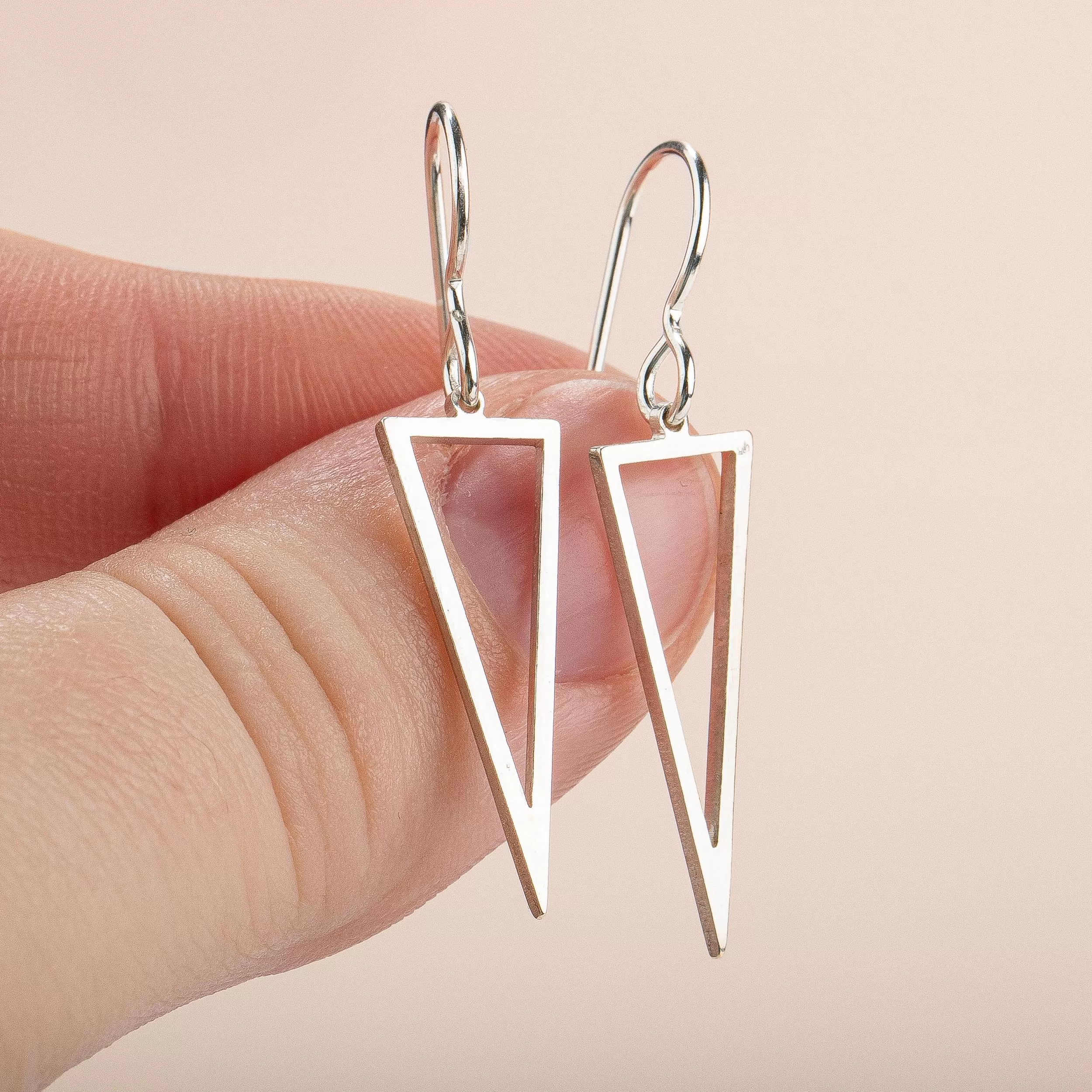 Triangle Dangle Earrings