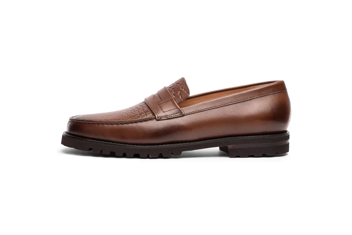 Twin Textured Penny Loafer