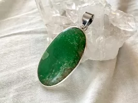 Variscite Akoni Pendant - XLong Oval