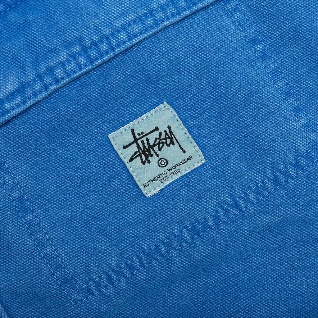 Washed Canvas Shop Jacket - Blue